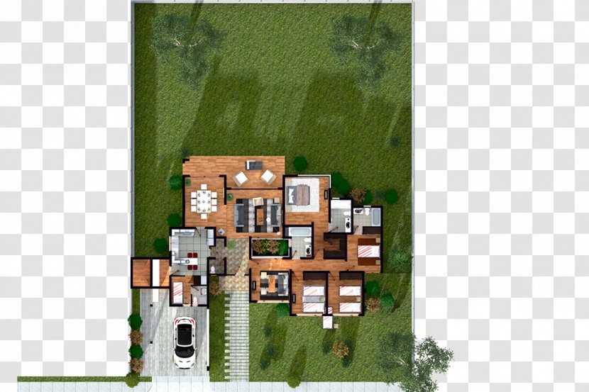Floor Plan House Terrace Architectural Engineering - Car Transparent PNG