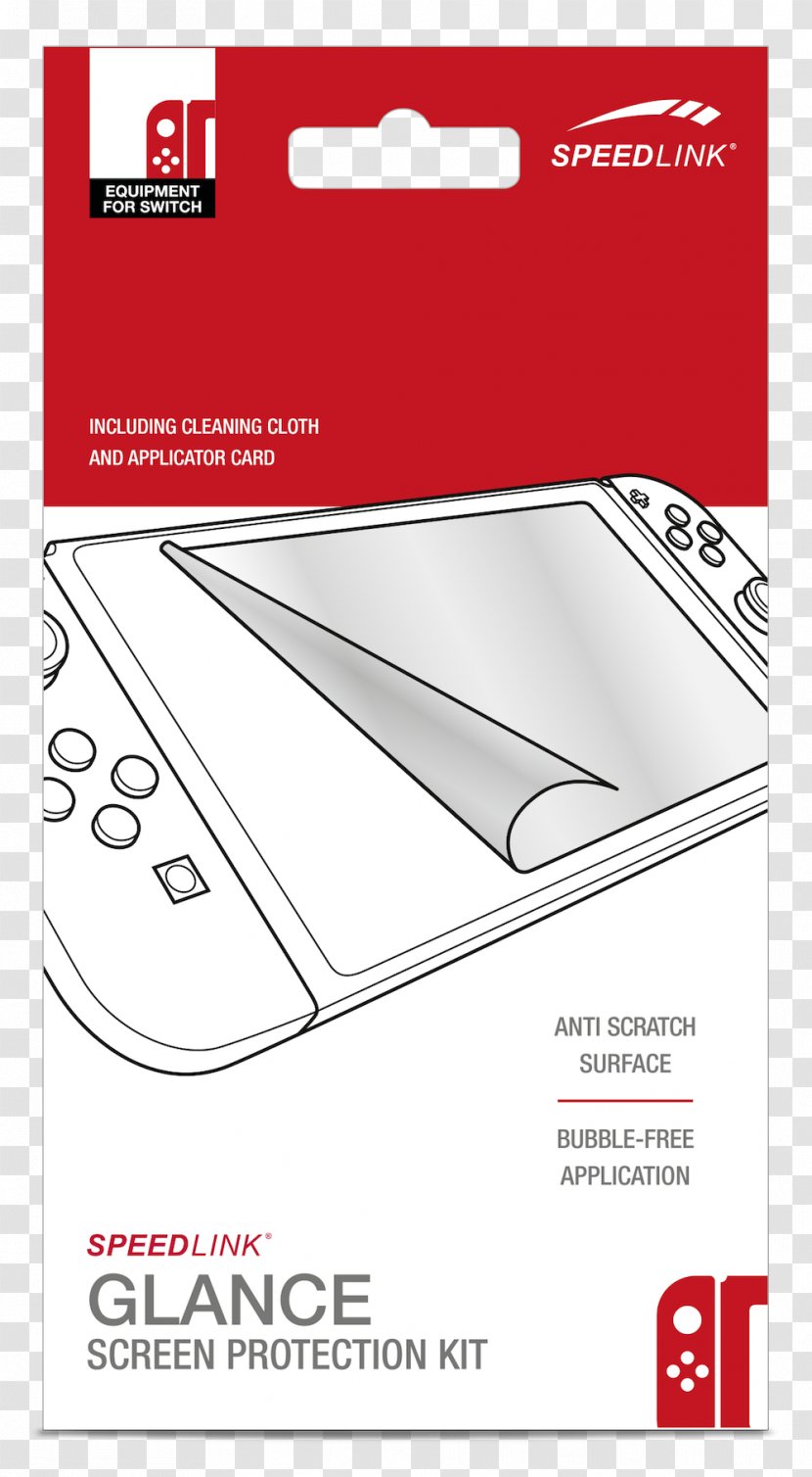 Nintendo Switch Hori Jöllenbeck Screen Protectors 3DS Transparent PNG