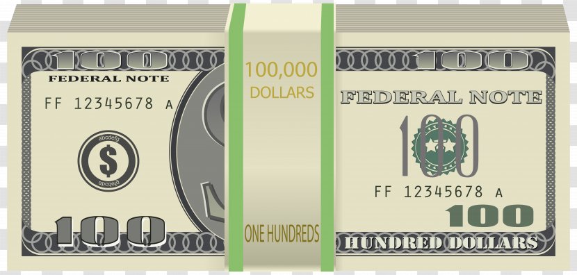 Money United States Dollar Clip Art - Onedollar Bill - Wads Of Transparent PNG