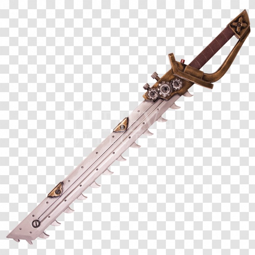 Steampunk Science Fiction Weapon Cutlass Sword - Frame - Pirate Transparent PNG
