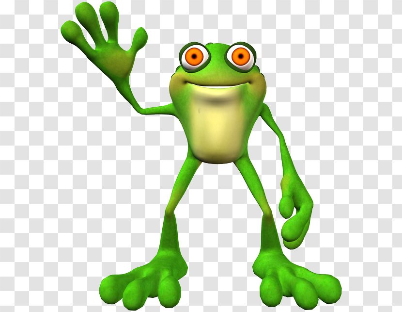 Frog Animation Cartoon - Rendering Transparent PNG