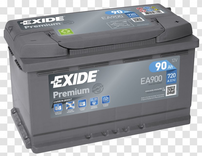 Car Exide Automotive Battery Ampere Hour - Hardware Transparent PNG