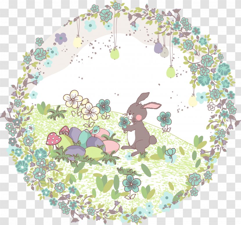 Easter Elements - Bunny - Cartoon Transparent PNG