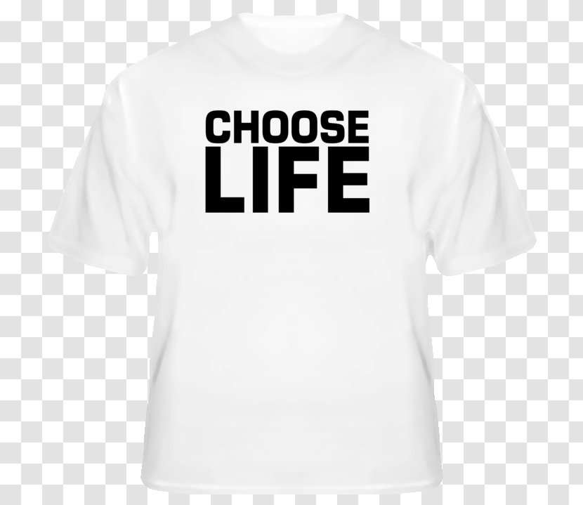 T-shirt Sleeve Outerwear Logo - Choose Life Transparent PNG