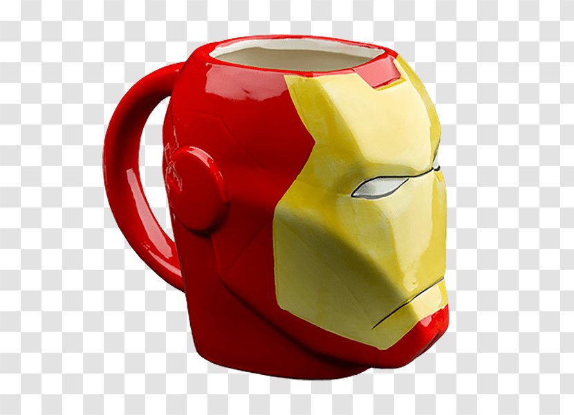 Iron Man's Armor Mug Spider-Man The Avengers - Watercolor - Silhouette Transparent PNG