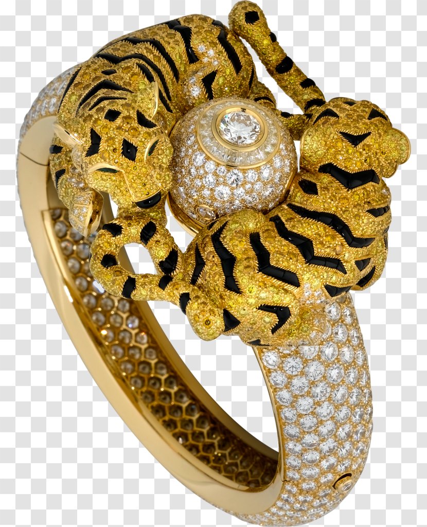 Cartier Jewellery Watch Bracelet Diamond Cut - Metal Transparent PNG