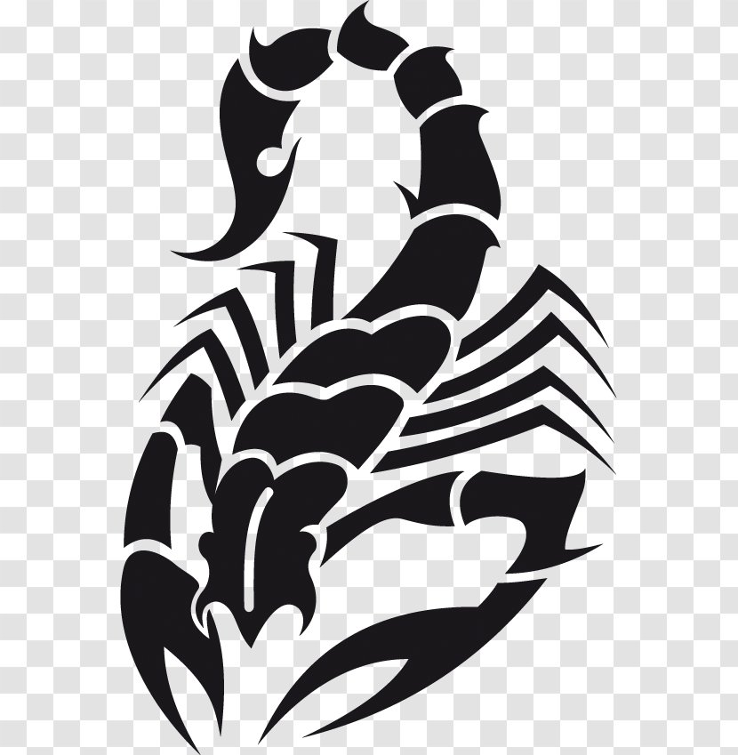 Scorpion Tattoo Henna Flash Clip Art - Plant Transparent PNG