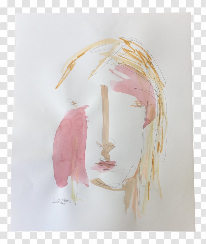 Portrait Watercolor Painting Drawing Still Life Photography - MAKE UP Transparent PNG