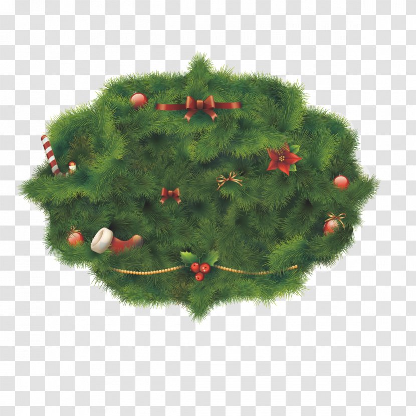 Christmas Card Ornament - Evergreen - Lawn Transparent PNG