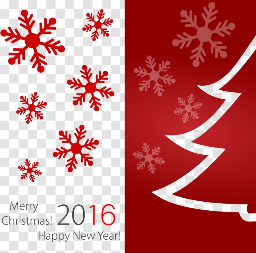 Christmas Wedding Invitation Greeting Card New Year - 2016 Cover Transparent PNG
