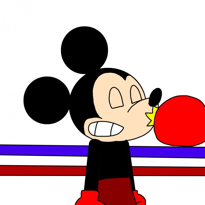 Mickey Mouse Minnie Donald Duck Boxing Punch - Facial Expression Transparent PNG