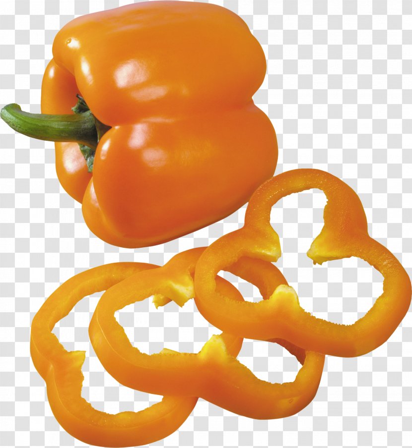 Habanero Bell Pepper Yellow Chili Cayenne - Spice - Ornamental Peppers Transparent PNG