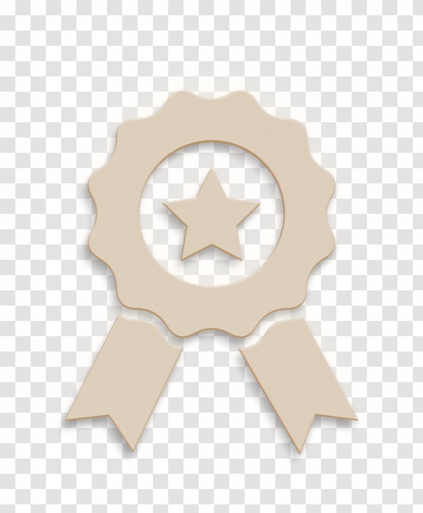Icon Prize Badge With Star And Ribbon Win - Logo - Wheel Animation Transparent PNG