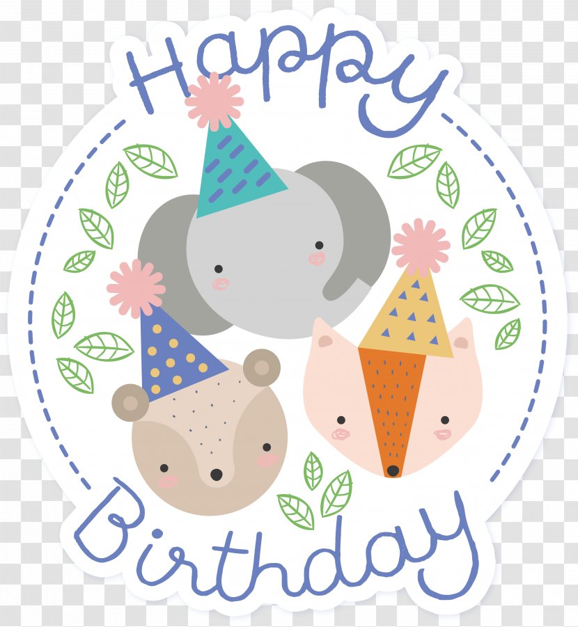 Birthday Card For Little Animals - Area - Artwork Transparent PNG