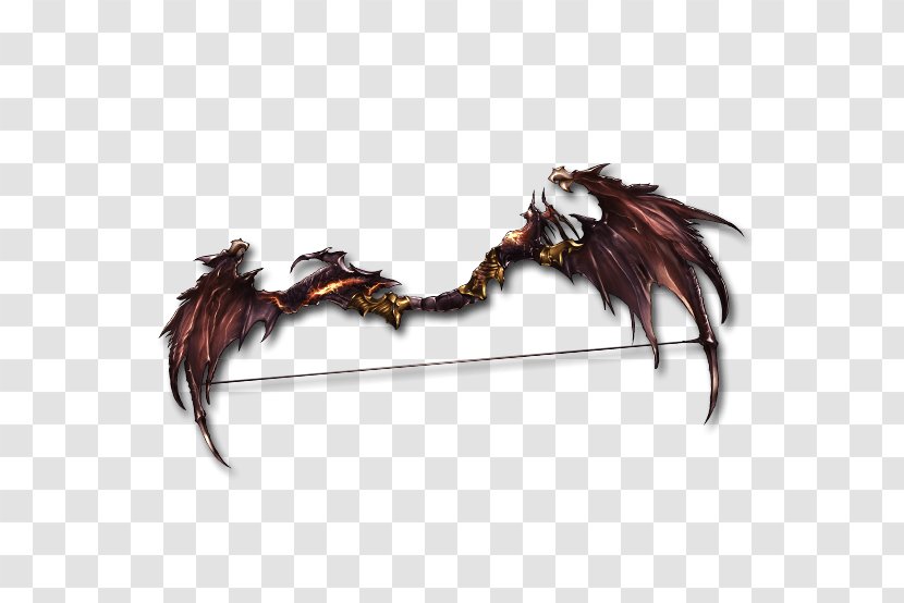 Granblue Fantasy Rage Of Bahamut Bow Weapon - Dragon Transparent PNG