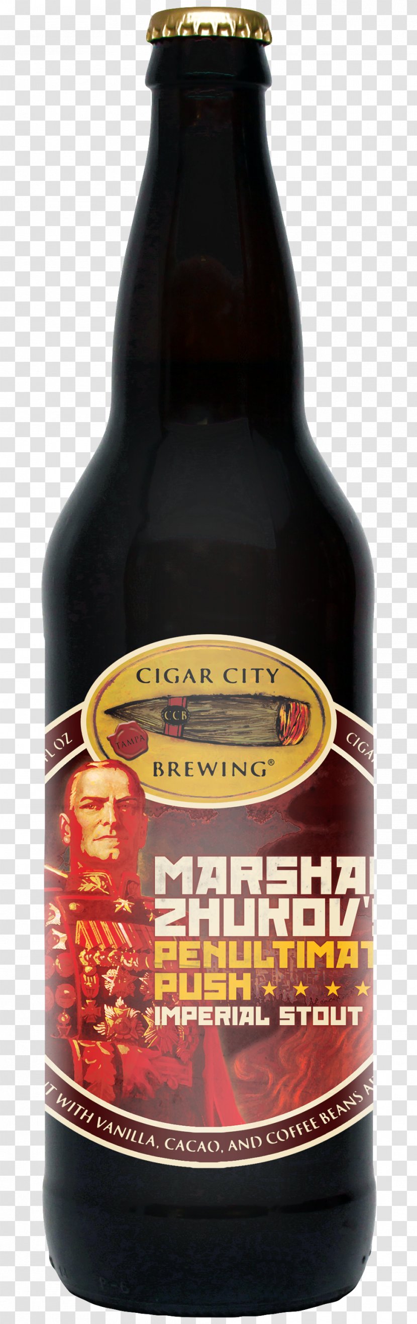 Georgy Zhukov Ale Cigar City Brewing Company Beer Russian Imperial Stout - Evil Twin Transparent PNG