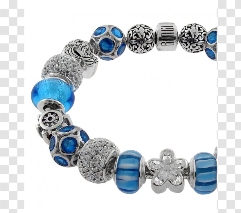 Charm Bracelet Silver Pandora Jewellery - Turquoise Transparent PNG