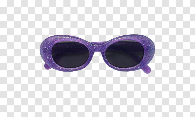 Goggles Sunglasses Purple Lilac Pink - Eyewear Transparent PNG