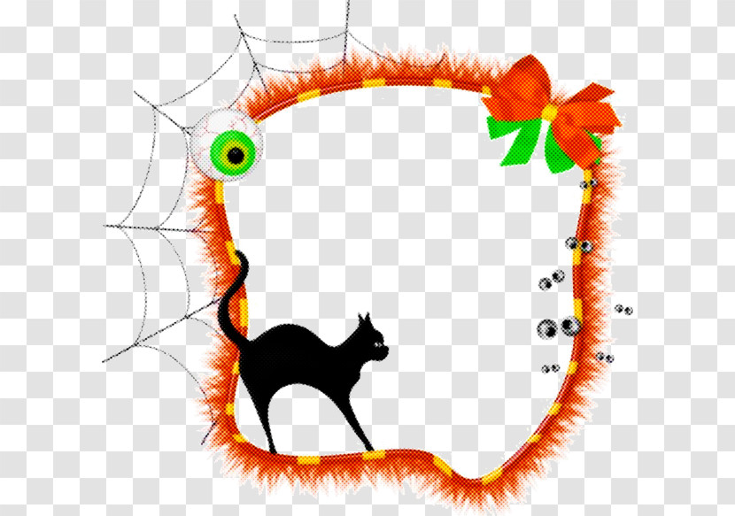 Black Cat Tail Cat Small To Medium-sized Cats Transparent PNG