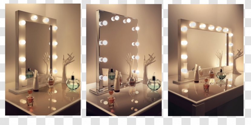 Mirror Lowboy Light-emitting Diode Bedroom Armoires & Wardrobes Transparent PNG