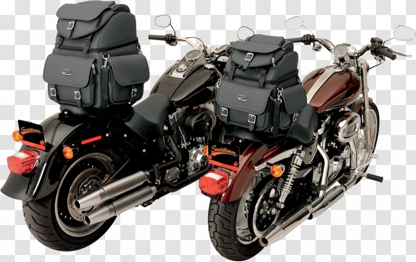 Motorcycle Accessories Cruiser Sissy Bar Saddlebag Harley-Davidson - Harleydavidson Sportster - Drag The Luggage Transparent PNG