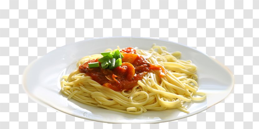 Spaghetti Alla Puttanesca Aglio E Olio Al Dente Pasta Pomodoro - Italian Food - Chicken Plate Transparent PNG