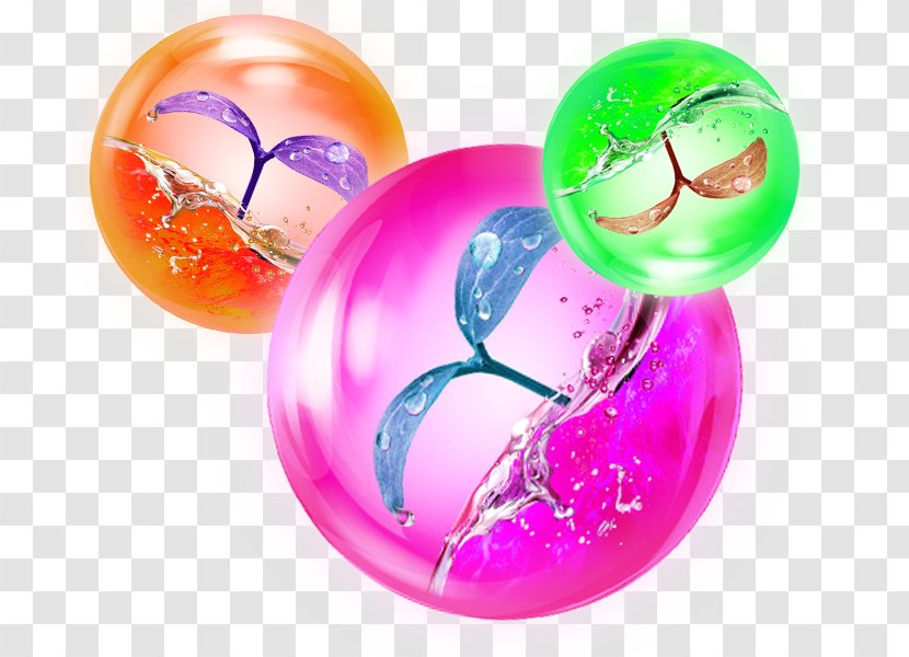 Crystal Ball - Glass - Colorful Transparent PNG