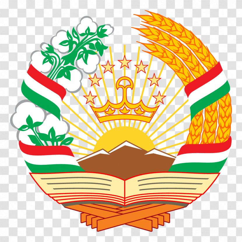Emblem Of Tajikistan Tajik Soviet Socialist Republic Flag Union Transparent PNG