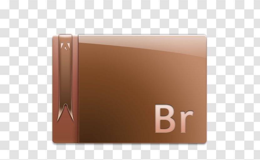 Brown Brand Rectangle - Adobe Systems - Bridge CS 5 Transparent PNG