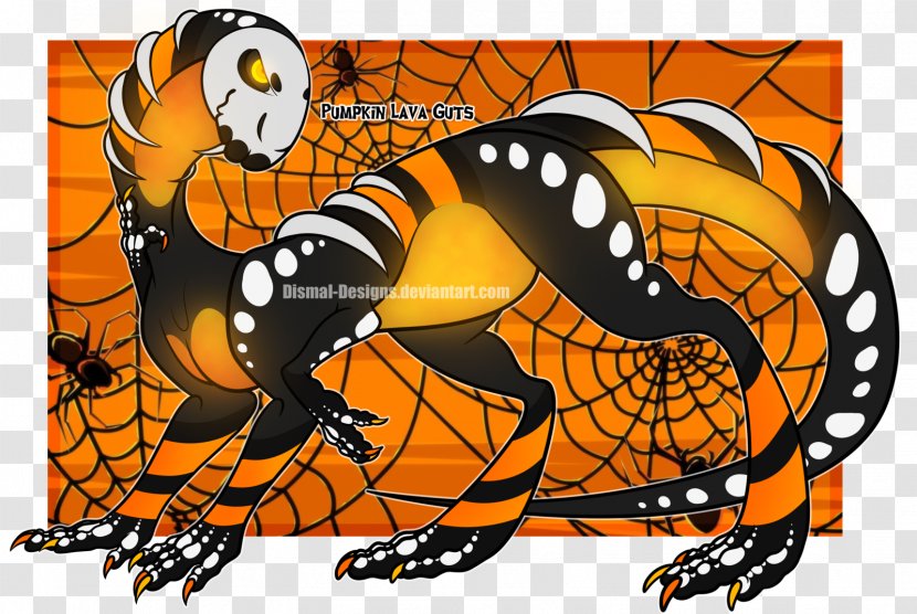 Illustration Cloth Napkins Insect Wing Cartoon - Halloween - Pumpkin Skeleton Ribs Transparent PNG