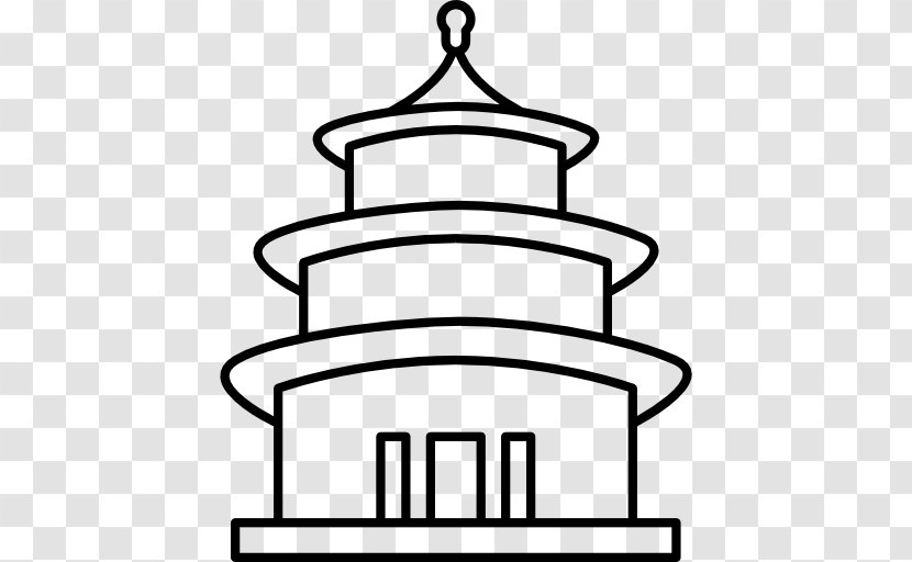 Summer Palace Temple Of Heaven Hall Supreme Harmony - Line Art - Beijing Transparent PNG