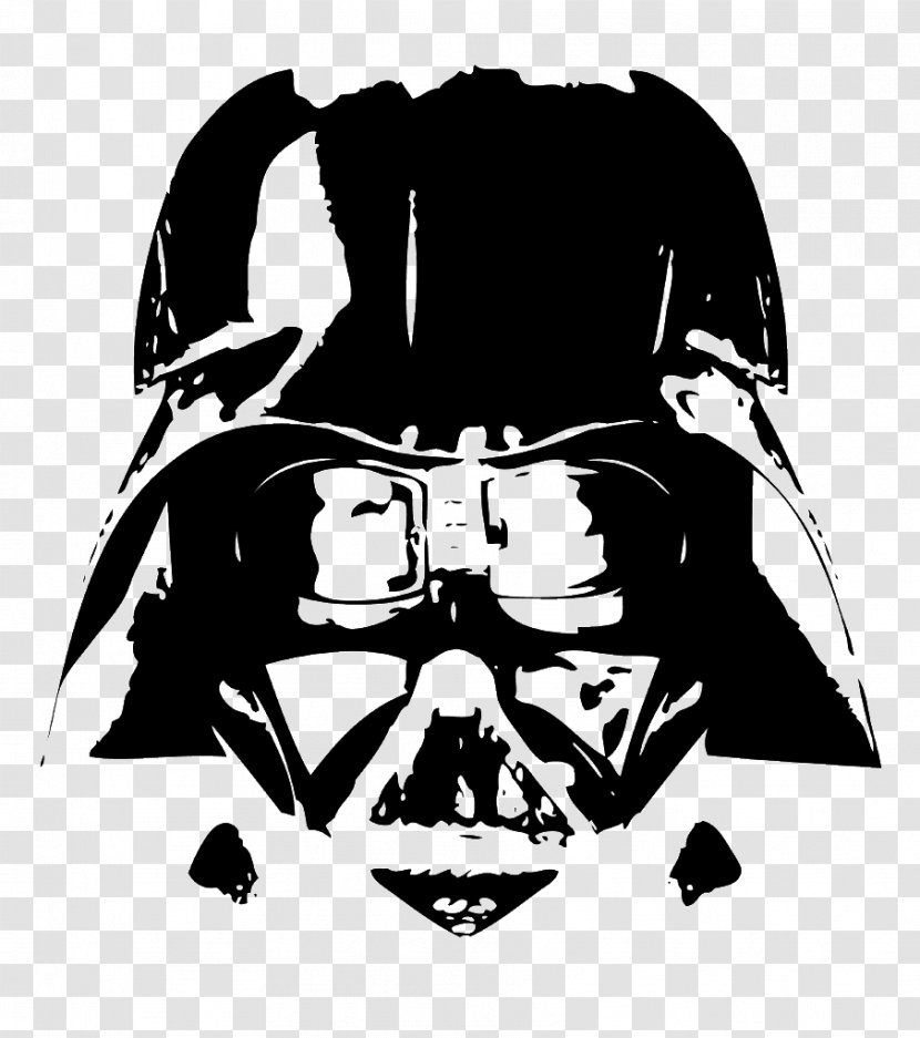 Black And White Anakin Skywalker Darth Maul Palpatine Bane - Symbol - Dark Vader Transparent PNG