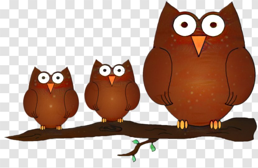 A Wise Old Owl Clip Art Image - Eastern Screech - Cartoon Transparent PNG