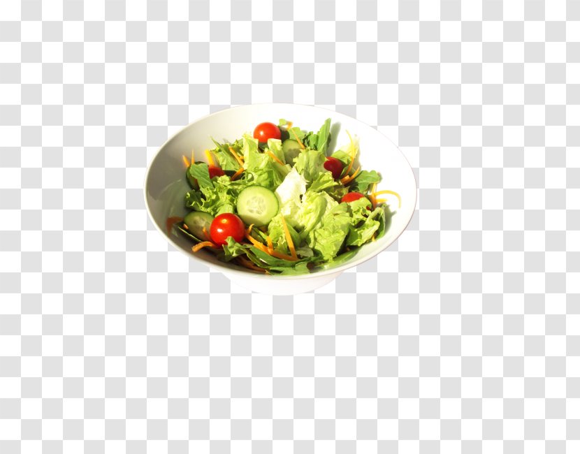 Salad Pizza Vegetarian Cuisine Recipe Garnish - Dishware Transparent PNG