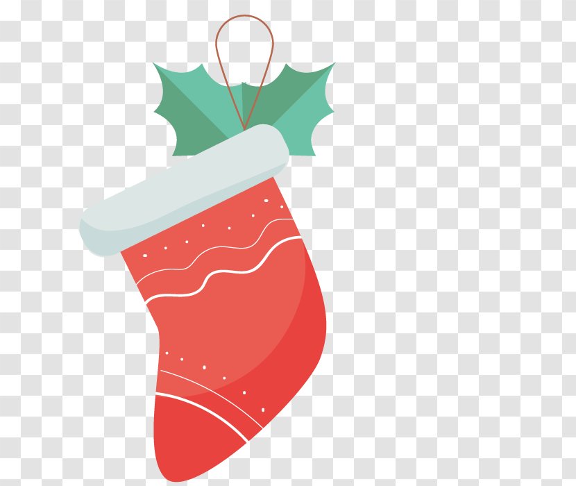 Shape Christmas Boot - Art - Vector Cotton Boots Transparent PNG