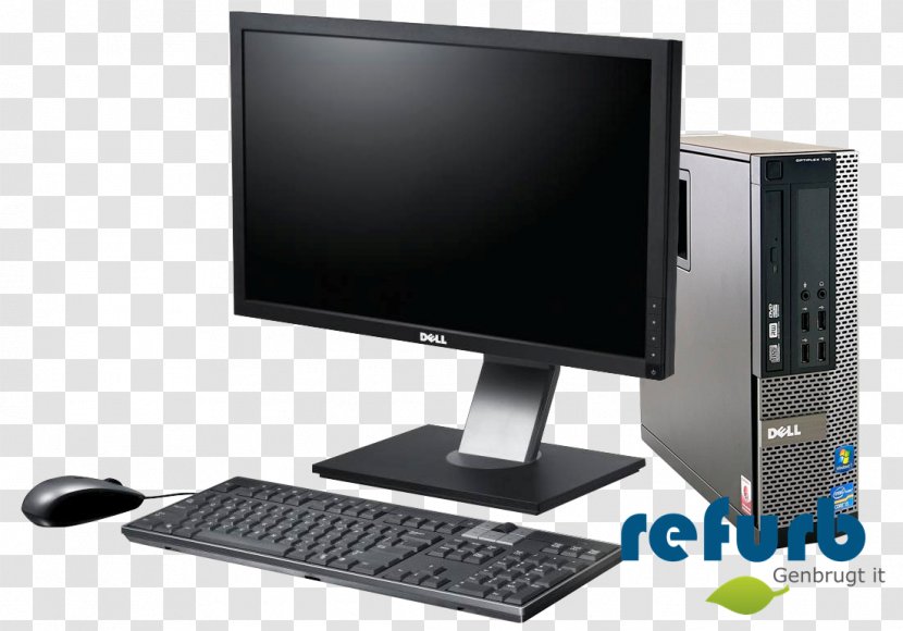 Dell Computer Cases & Housings Desktop Computers Monitors Intel Core I5 - Optiplex 790 - Laptop Power Cord Transparent PNG