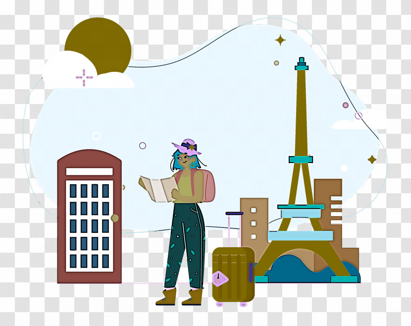 Paris Travel Transparent PNG