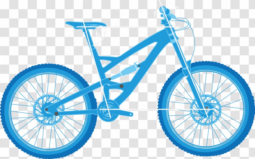Specialized Stumpjumper Mountain Bike Bicycle Enduro Cycling - Blue - BIKE Accident Transparent PNG