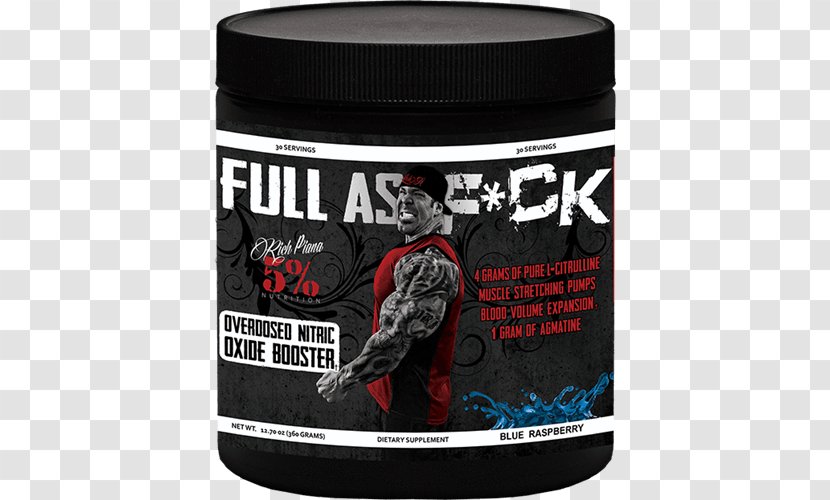 Dietary Supplement Nitric Oxide Nutrition Pre-workout Health - Preworkout - Rich Piana Transparent PNG