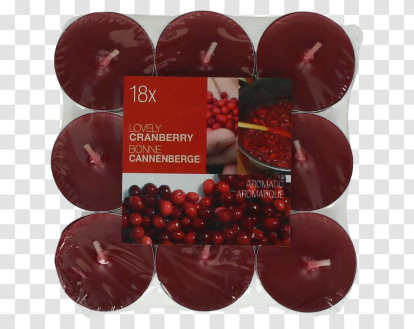 Cranberry Candle Bolsius Group Tealight Apple - Berry Transparent PNG