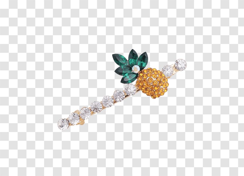 Hairpin Barrette Imitation Gemstones & Rhinestones Clothing Accessories - Headband - Golden Bowknot Transparent PNG