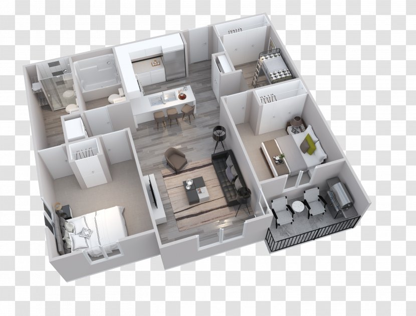 Floor Plan Apartment Residential Building Plaça De La Creu Barberà Suite - Room - Coming Soon 3d Transparent PNG