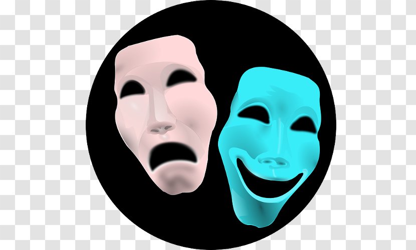 Cinema Theatre Drama Clip Art - Theater Mask Transparent PNG