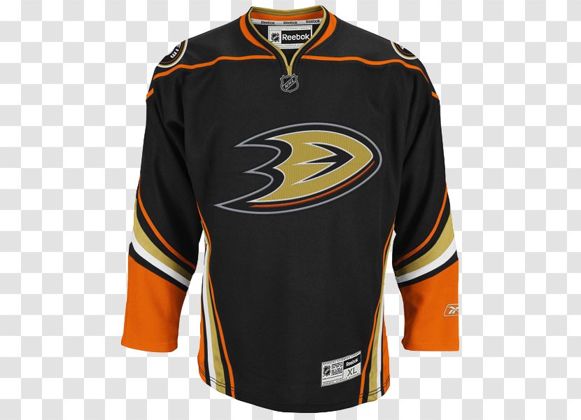 Anaheim Ducks National Hockey League NHL Uniform Jersey - Active Shirt - Reebok Transparent PNG