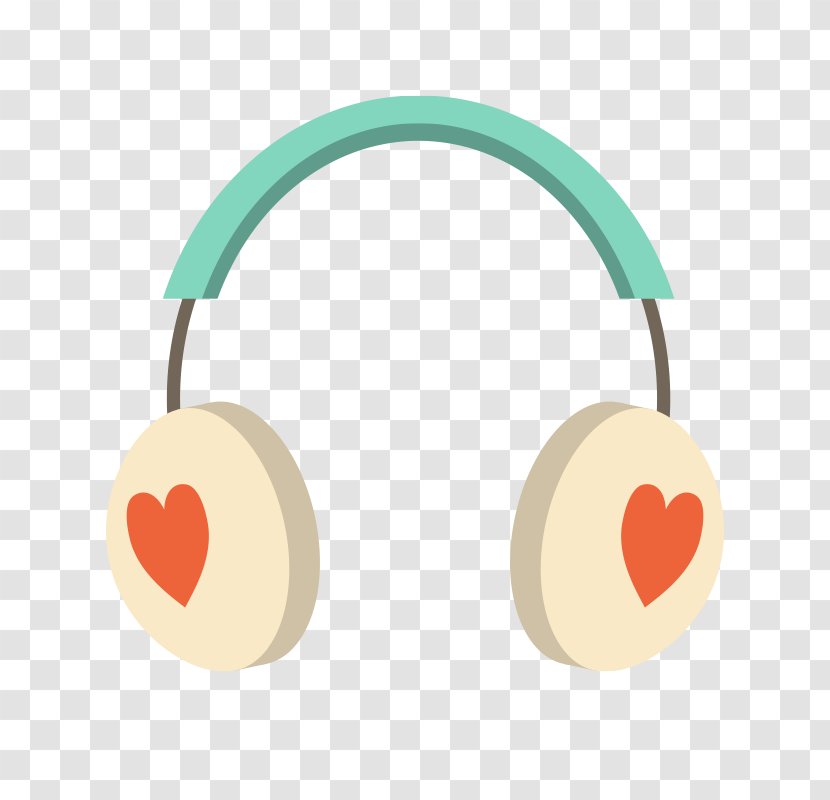 Headphones Cartoon Clip Art - Frame Transparent PNG