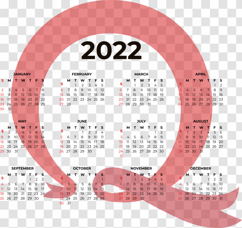 2022 Calendar 2022 Printable Yearly Calendar Printable 2022 Calendar Transparent PNG