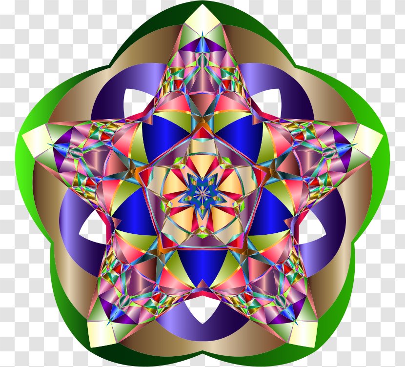 Window Kaleidoscope Symmetry Pattern - Emission Transparent PNG