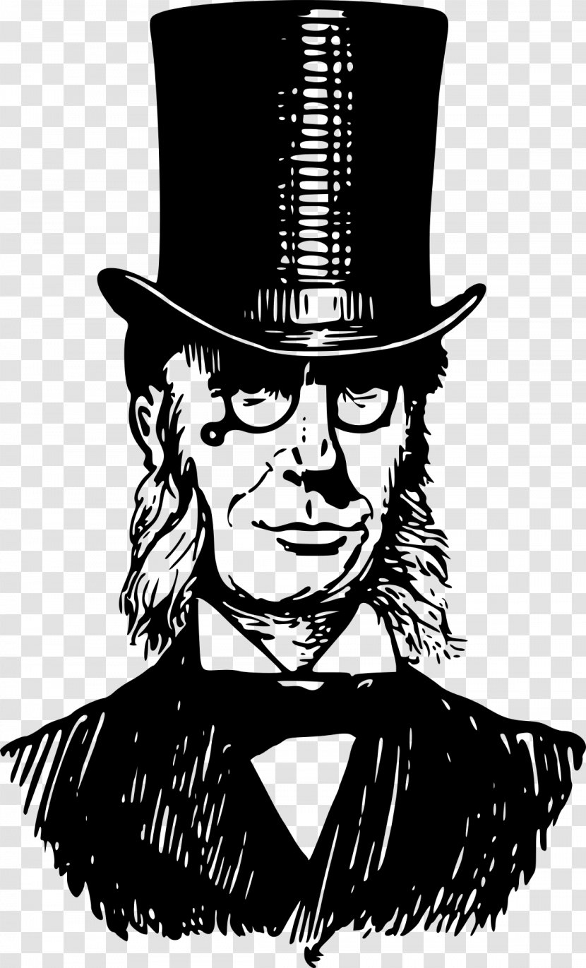 Victorian Top Hat T-shirt Headgear - Fictional Character - Clipart Mad Hatter Transparent PNG