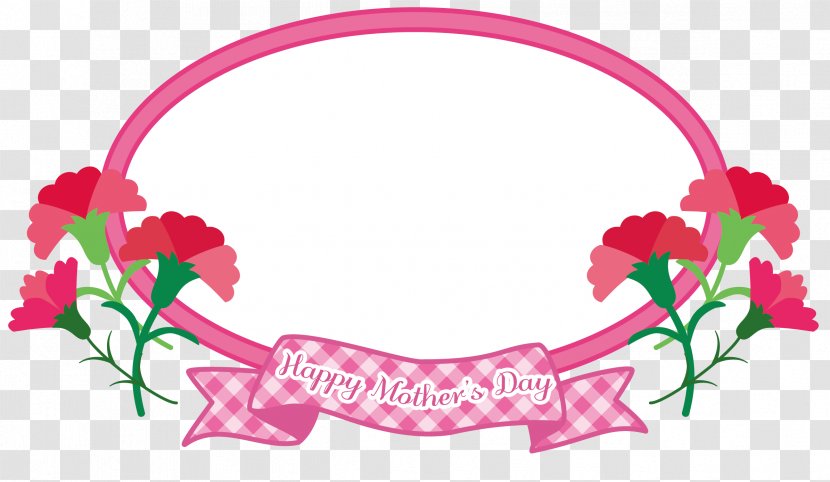 Carnation Frame. - Magenta - Season Transparent PNG