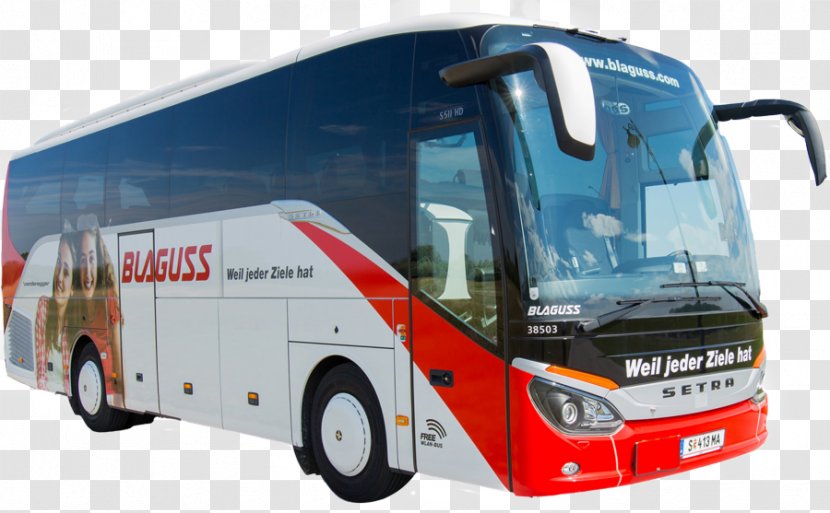 Setra S 511 HD Tour Bus Service Coach - Motor Vehicle Transparent PNG